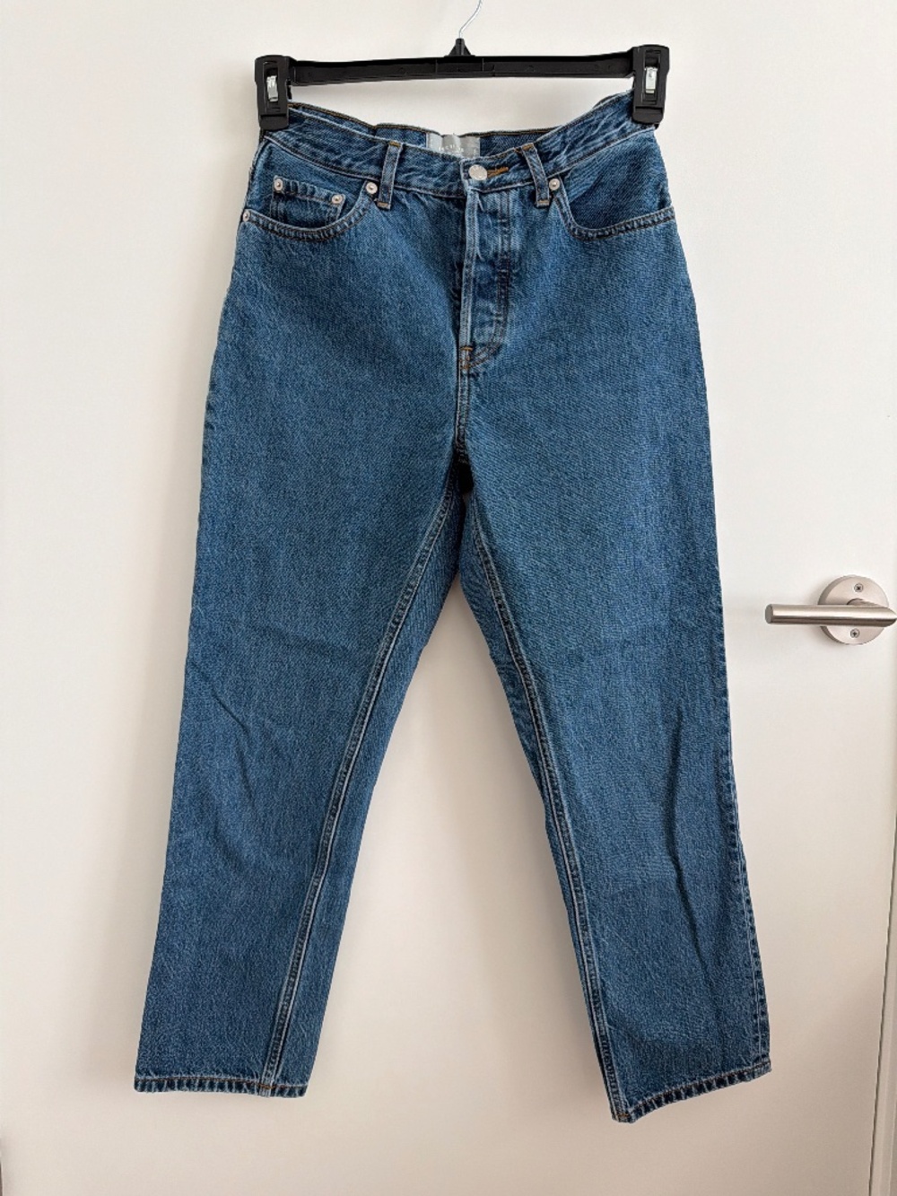 Everlane Medium Blue Ankle Straight Leg Jean Size 26